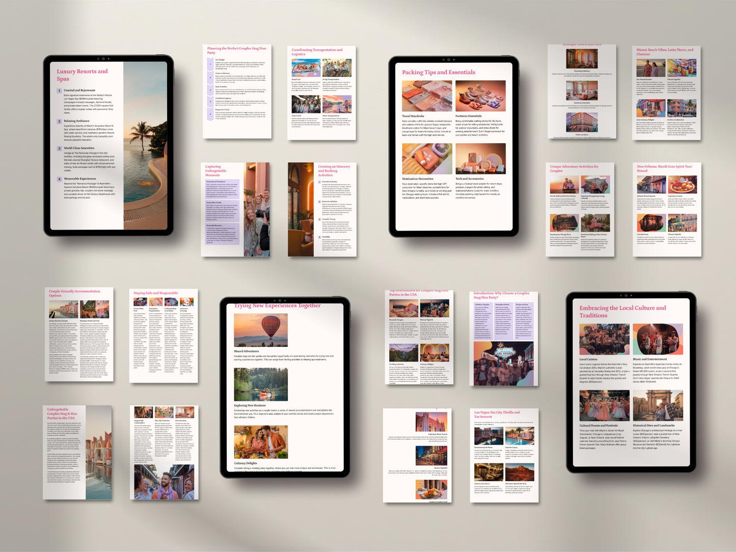 Wedding Guide - Couples Stag & Hen Party A Guide to Fun and Unique USA Adventures