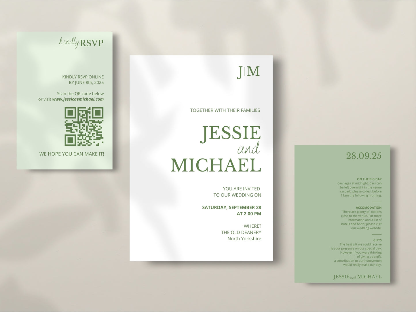 Wedding Suite Bundle - Pantone Veiled Vista