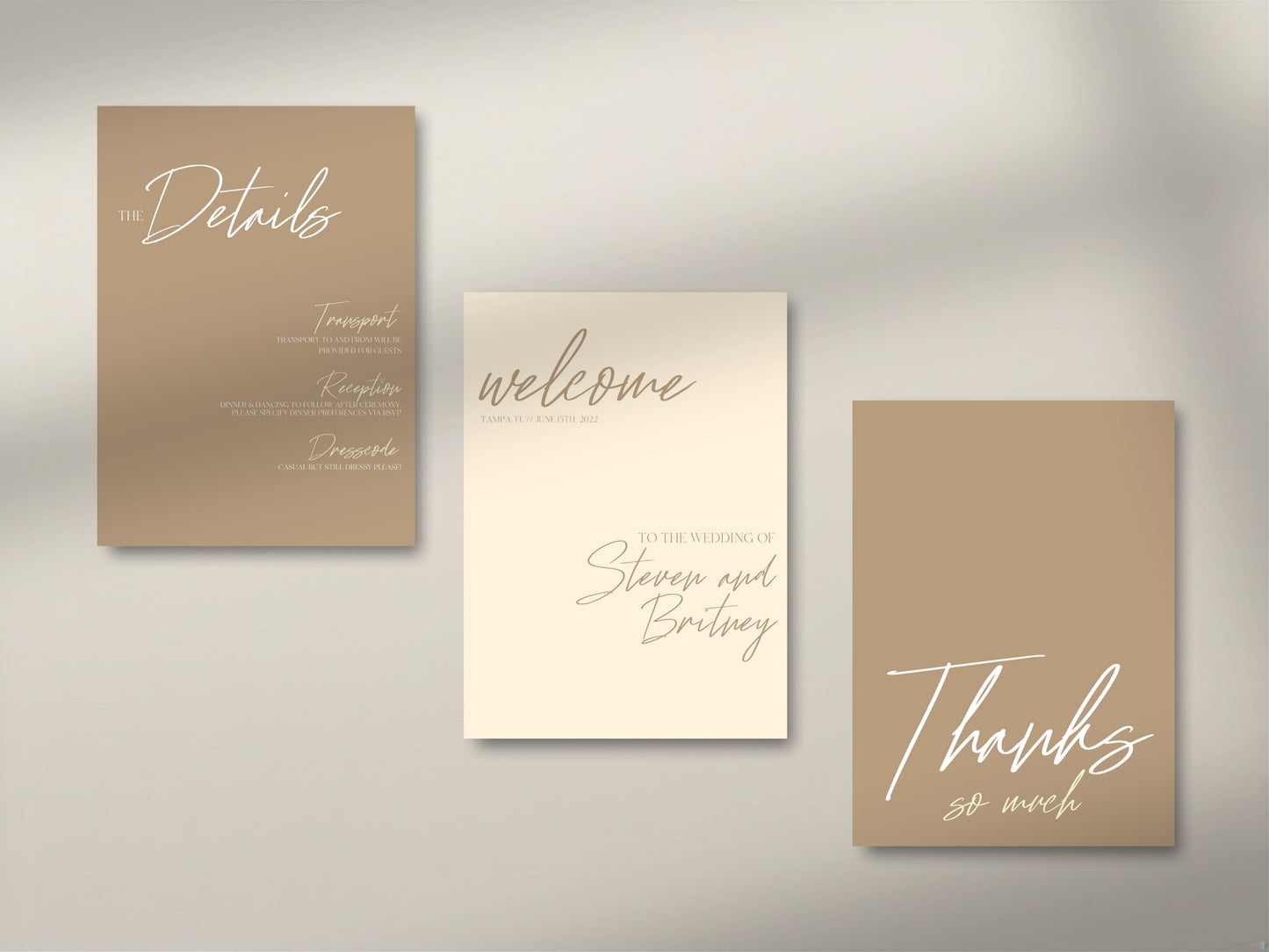 Wedding Suite Bundle - Pantone Croissant