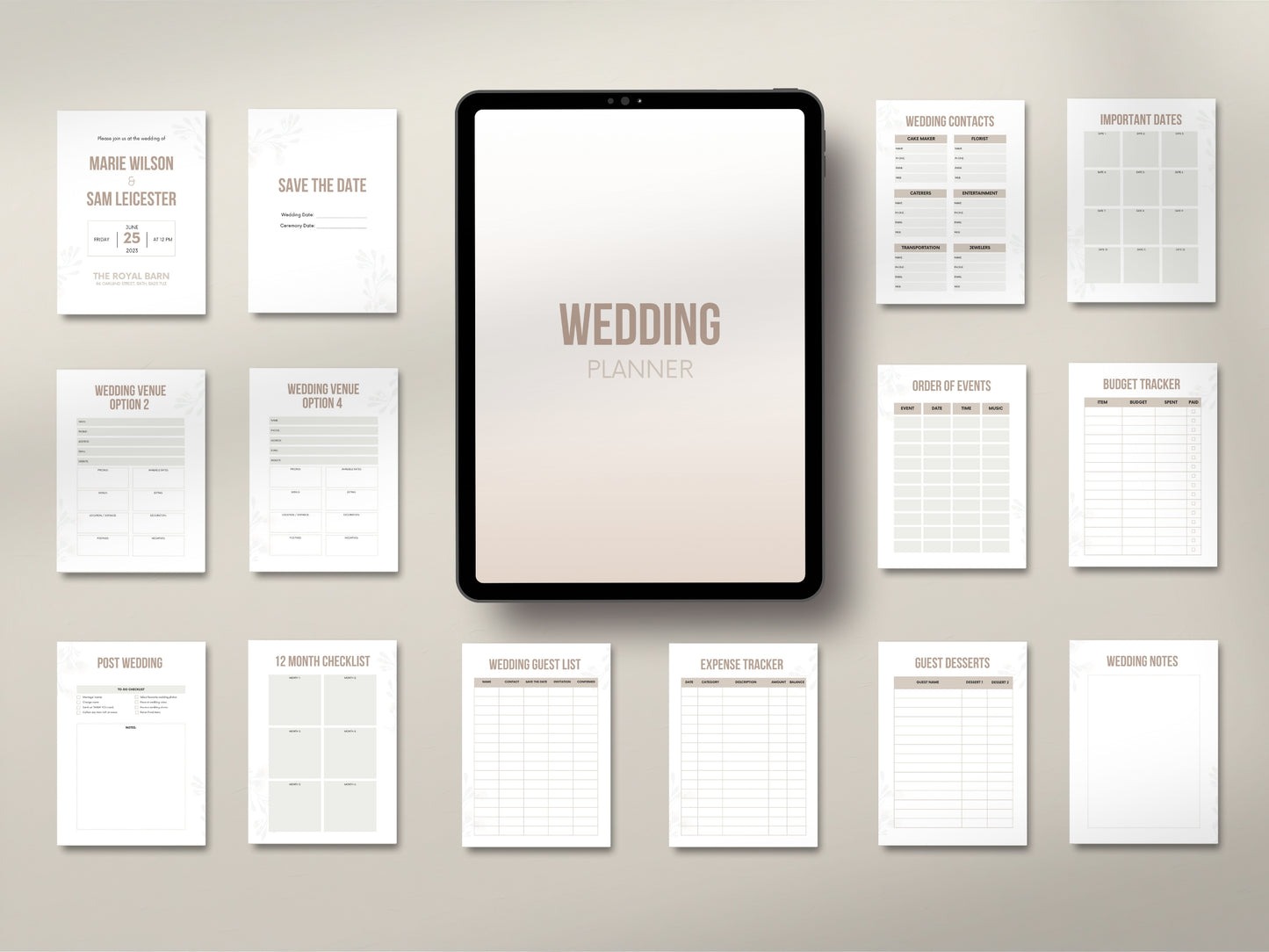 Wedding Planner - Invitation & Planner