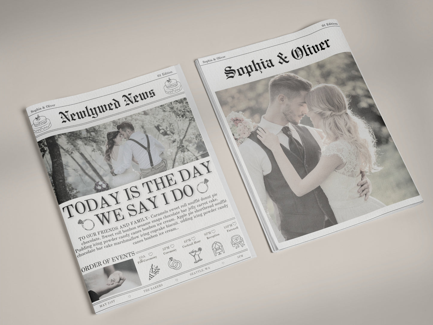 Wedding Newspaper